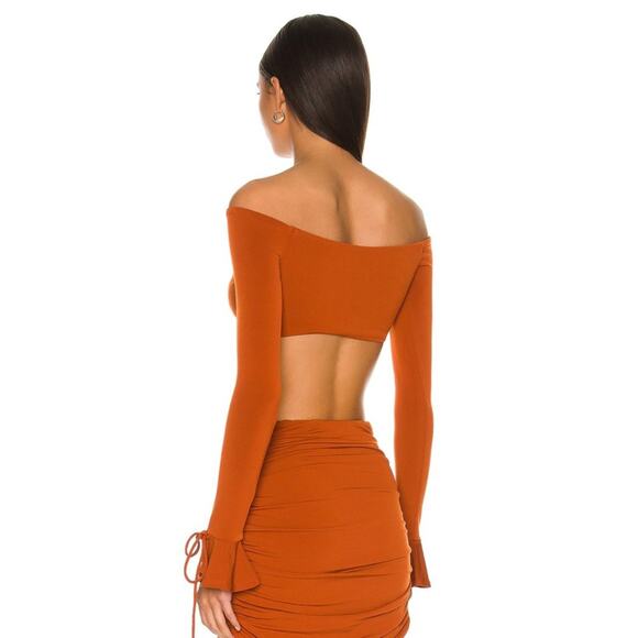 Majorelle Destiny Top in Mahogany Brown NWOT Size Small - Picture 3 of 3